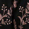 Black Georgette Kurta Churidar with Embroidery